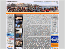 Tablet Screenshot of lescalacostabrava.nl